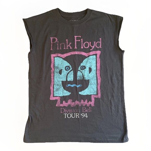 Pink Floyd Tour 94 Unisex Muscle Tee XS Oversized Graphic T-Shirt Sleeveless - Picture 1 of 5